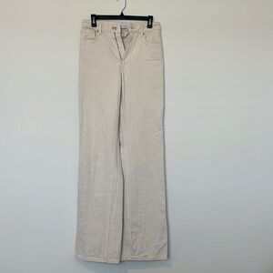 Zara jeans cream size US 4 EU 36